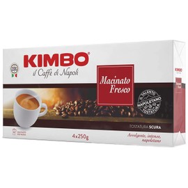Kimbo Macinato Fresco 4 buste da 250g Imported from Italy