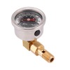 Universal Fuel Pressure Liquid Filled Regulator Gauge Adapter Kit 0-100PSI