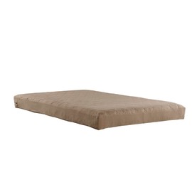 DHP Dana 6 Inch Quilted Twin Mattress with Removable Cover and Thermobonded Polyester Fill, Tan