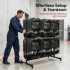 Heavy Duty Folding Chair Cart & Table Cart with Locking