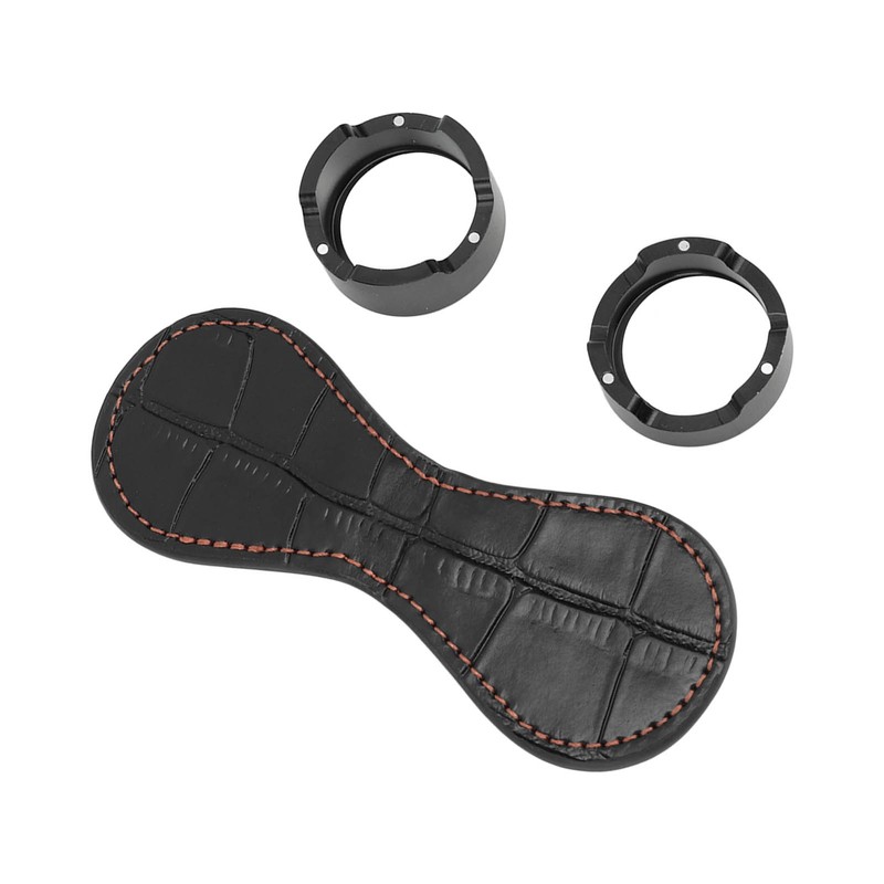 Magnetic Pocket Billiard Chalk Holder Leather Chalk Clip Billiard Pool