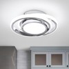 CANEOE Small Modern Ceiling Light,6000K Cool White Round Led Hallway