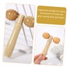 Healvian 2pcs Deep Tissue Massage Roller Wooden Handle Manual Face