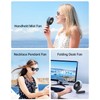 SWEETFULL Portable Misting Fan - 180° Foldable Handheld Personal Fan