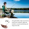 Fishing Bobber Stopper,300Pieces/50Groups 6 in 1 Black Rubber Space Beads