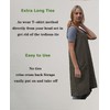 Stomeshle Japanese Aprons Plus Size Smock for Women with Pockets