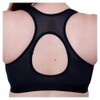 Gemm Ladies Black or White Zip Front Fastening Sports Bra