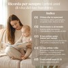 Album Nascita Bambino/a, Libro Nascita Bimbo/a con Adesivi Oro