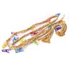 1Pc Cotton Stuffed Animal Storage Chain with 30pcs Metal Clips