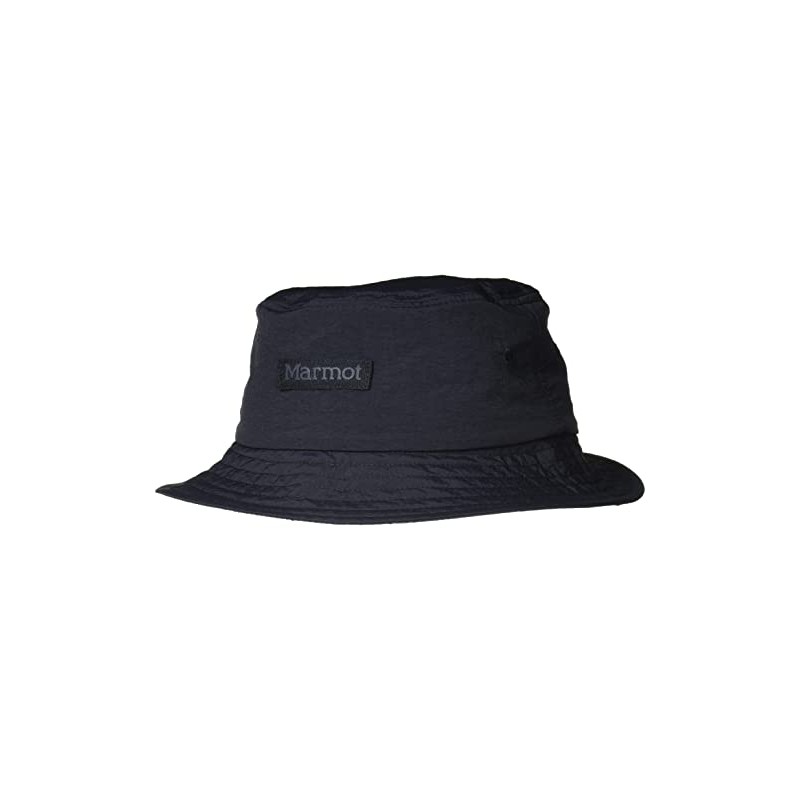Marmot Bucket Hat, Taffeta Cord Bucket, Black