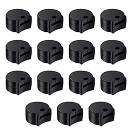 15 piece comfortable rubber clarinet thumb rest cushion protector, suitable for most clarinet protectors (black)