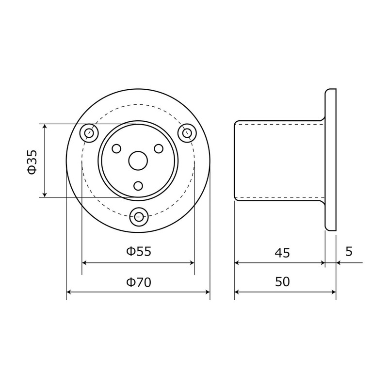 Wake Industry UNIT the 35 Unit 35 End Base Gold