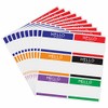 Aleplay 60 Pcs Hello My Name is Stickers - Colorful Name Badge Label 3-1/2 × 2-3/8 Inch - 6 Color Per Sheet (10 Sheets)