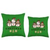 Whisker Wonder Wear Feline Festivi-Tea Trio Anime Cats in Christmas