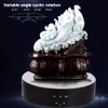 Hahhhha Rotating Display Stand, 360 Automatic Mute Rotating Turntable, Spinning