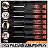 124-Piece Magnetic Screwdriver Set with Plastic Racking, Precision Screwdrivers, Magnetizer,