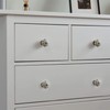 Nicola Spring Ceramic Cupboard Drawer Handle Knobs - Vintage Flower