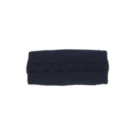 Sterntaler Baby Boys Headband Baby Knitted Rib Pattern Winter Headband - Baby Headband - Lined with Cotton Fleece - Navy, navy