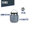 LACOR - 62670 - Thermos per Cibo Caldo Eira, 700