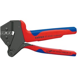 Knipex 97 43 05 System Plier with Fixed Crimping Dies, Multi-Colour, 4.8/6.3 mm
