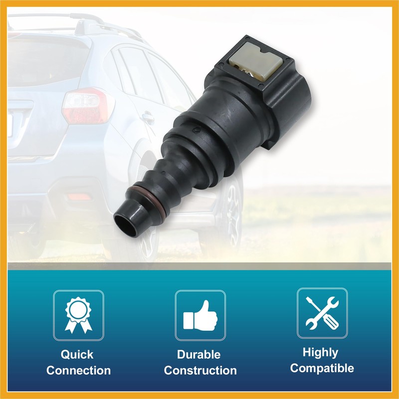 Partuto 9.89mm ID8 SAE 5/16" Fuel Line Hose Quick Release