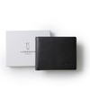 Lawrence London ® Mens Bi-Fold Wallet, Genuine Leather, RFID Blocking