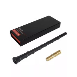 Procaps New ProCaps 7.9 Inch Truck Short Antenna for Dodge 94-23 And Ford 09-23 Black