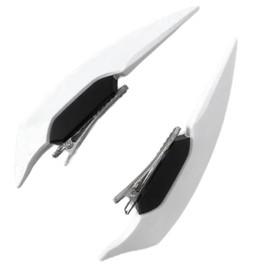 Zeizafa Angelic Wing Hair Clip for Women Fashion Punk Winged Hairclip 2000s Side Clip Hair Barrettes for Cosplay Costume 2PCS