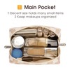 Narwey Small Checkered Makeup Bag for Purse Mini Cosmetic Bag