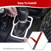 RT-TCZ for Wrangler JL White Gear Shift Trim Cover Frame