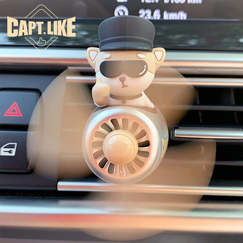 Car Air Fresheners Cartoon Pilot Automotive Air Outlet Propeller Cute