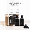 FINESSY Black Kitchen Soap Dispenser Set, Kitchen Hand Soap and