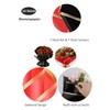 Red and Black Flower Paper Packaging TUIOLUI Pack of 14