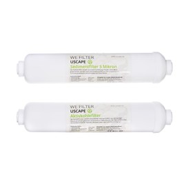 USCAPE Replacement Filter Set Osmosis System Activated Carbon and Sediment Filter