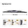 Windshield Wiper Blade Replacement For Mercedes-Benz 2002-2008 G500 2009-2018 G550