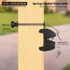 Key Lockable 2 Way Gate Latch with Spring Loaded Pull