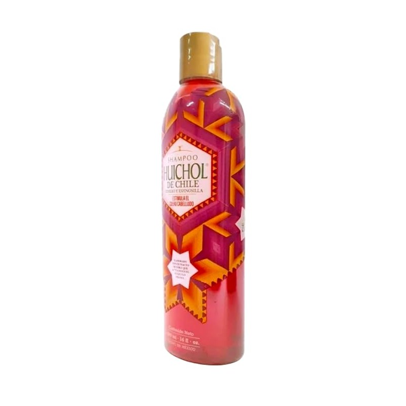 Shampoo Huichol De Chile, Romero Y Espinosilla 400 Ml (Pack