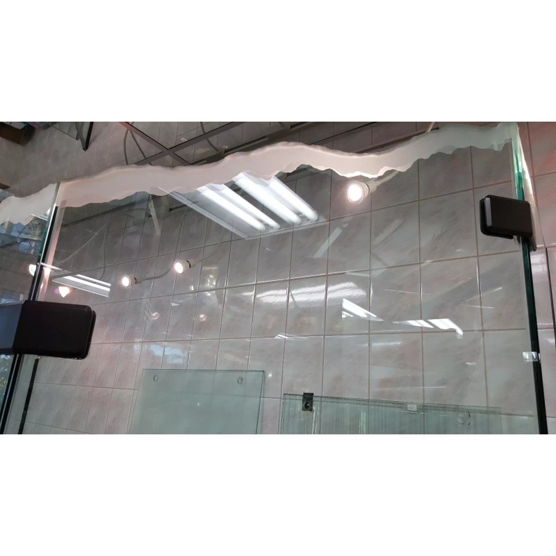 THE SHOWER DOOR FRAMELESS SHOWER DOOR GLASS CLAMPS 3/8 &