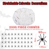 Hzxy Halloween Decorations Spider Web, 200g Halloween Cobwebs + 40