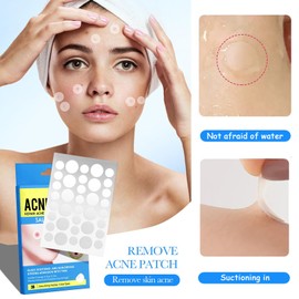 Pimple Patches Acne Patches,Spot Patches Hydrocolloid Acne Patches with Tea Tree Oil and Salicylic Acid, Fast Healing Spot Dots Acne Effectively Face Skin Care(36 Pcs)