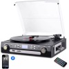 DIGITNOW Bluetooth Record Player with Stereo Speakers, Turntable for Vinyl