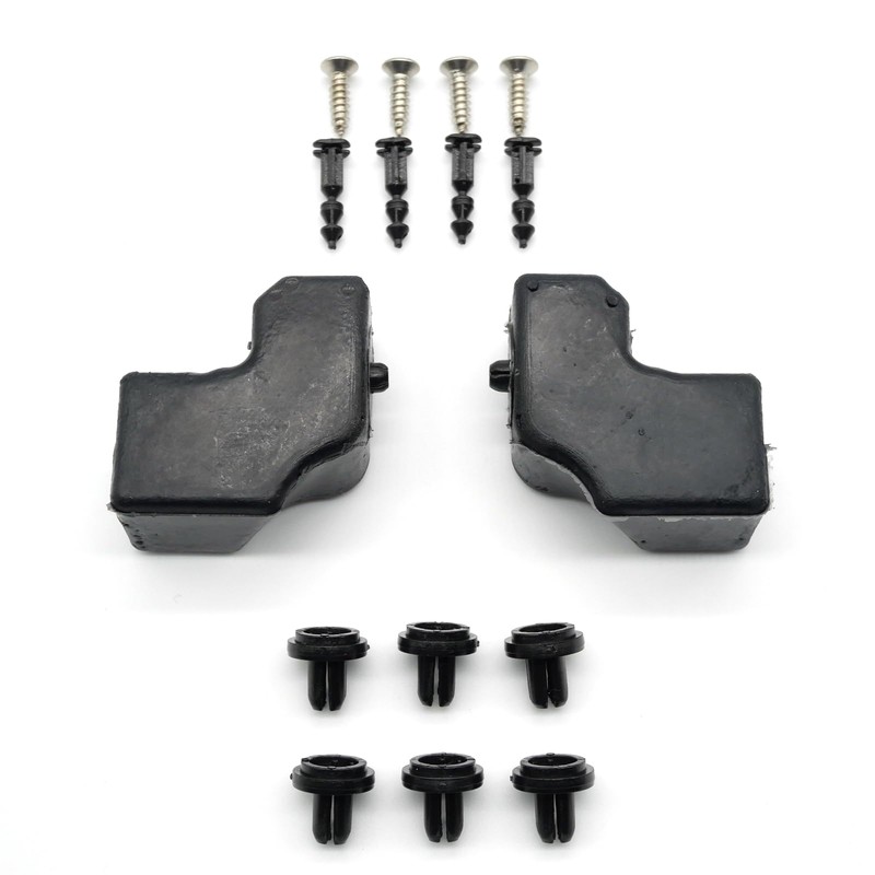 Fonbayon 2Pcs Left & Right Tailgate Stop Rubber Bumper Upper