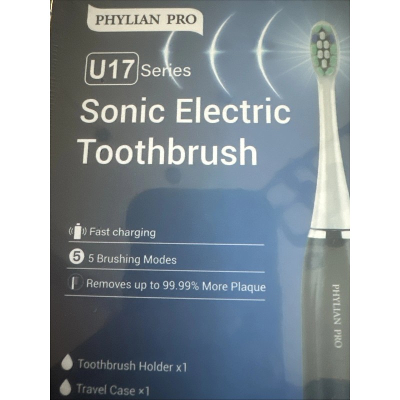 Phylian Pro U17 series Sonic Electric Toothbrush Rechargeable 5 brushing