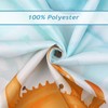 Bonhause Beach Shower Curtain – Teal Blue Ocean Waves Coastal
