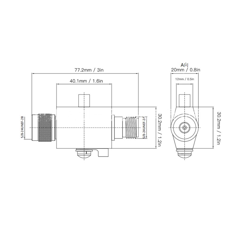 UHF Coaxial Lightning Surge Arrester 400W Male to Female Lightning