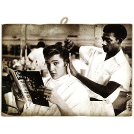 KUSTOM ART Elvis Presley Vintage Style Painting From Barber Collection Print On Wood For Home Decor Restaurant Pizzeria Bar Hotel