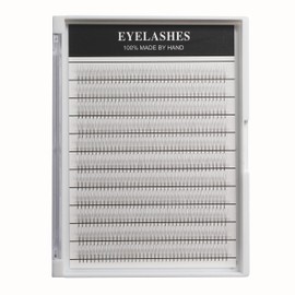 Bodermincer 440pcs 3D Premade Fans False Eyelashes Extension Russian Volume Lashes Faux Mink Individual Lash Extensions (10mm)