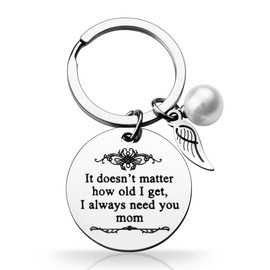 HUINF Mother's Day Keychain Gift from Daughter Son for Mom, Mom Keychain Gifts for Valentine's Day Birthday Christmas