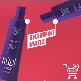 Generic Küül's MATIZANT Shampoo 10.1 oz - (2 Pack) - Purple Shampoo - (MATIZANTE CABELLOS CANOS RUBIOS O DECOLORADOS Color DEL LIQUIDO = Morado)