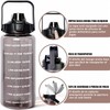 Botella de Agua Deportiva 2L para Gimnasio con Funda y